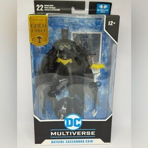 DC Multiverse Batgirl Cassandra Cain Action Figure. Gold Label